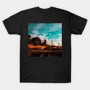 On the train tracks T-Shirt